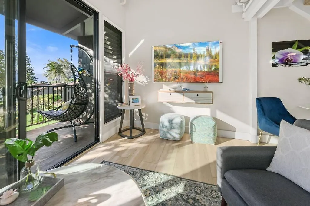 Coral Cove-Poolside Condo And Panoramic Ocean View Kahana Holiday home